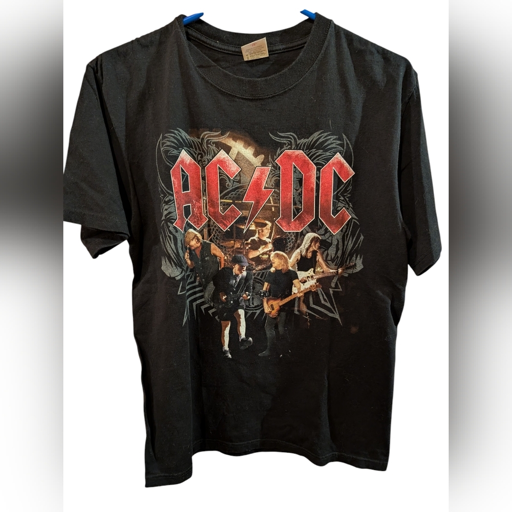 AC/DC Black Graphic T-Shirt 2009